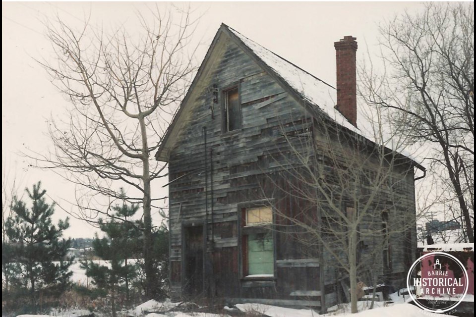 The small mystery building circa 1988.