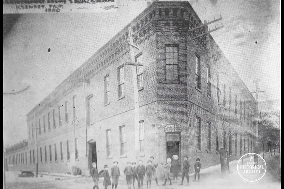 The foundry that once stood on the corner of Bayfield and Ross streets.
