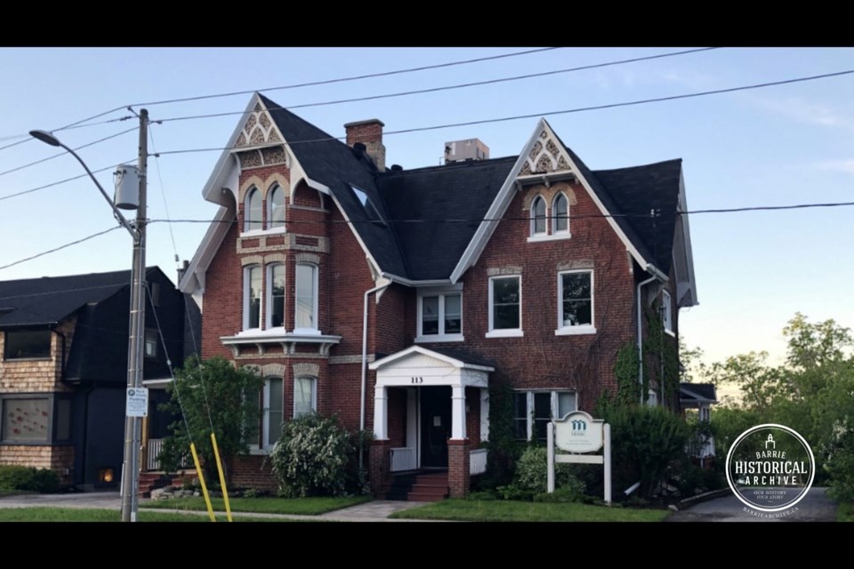 Lawyer and former mayor of Barrie F.E.P. Pepler lived in this Collier Street home.