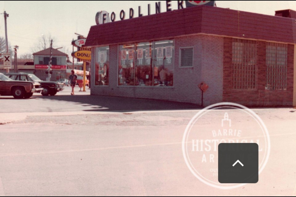 Christie's IGA Foodliner store on Essa Road in 1975.