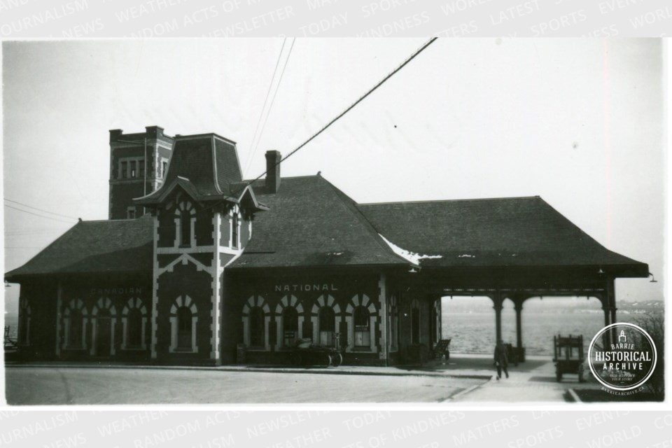 Barrie train station circa 1925.