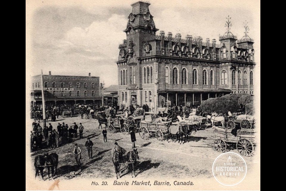 The Market Building/Town Hall circa 1870s.