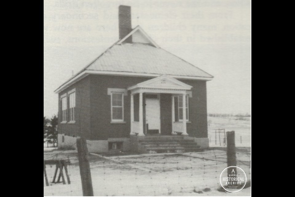 The Grenfel School is shown in an undated photo.