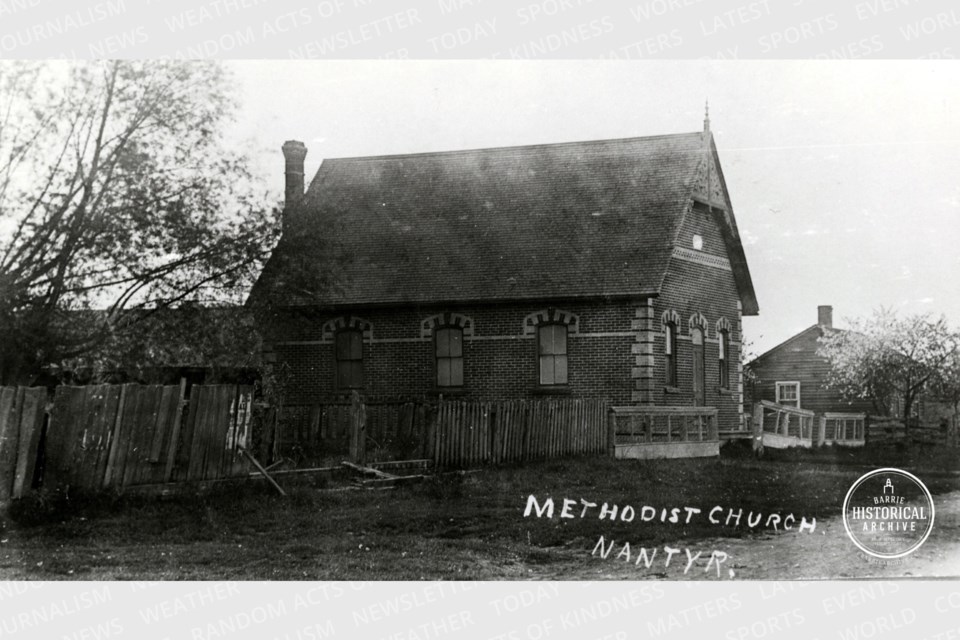 Nantyr Methodist Church circa 1907.