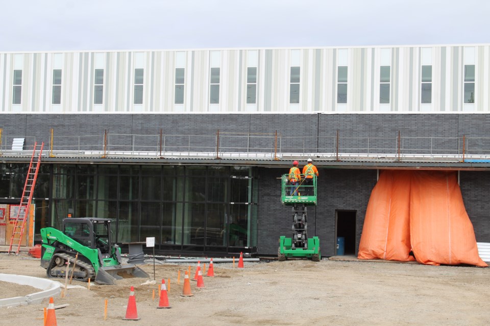 Work continues Monday, Sept. 30, 2019, on the new Barrie-Simcoe Emergency Services Campus on Fairview Road. Raymond Bow/BarrieToday
