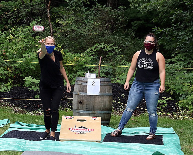 The Barrie Cornhole League is looking for a few new players as tournament play is still happening. Photo submitted