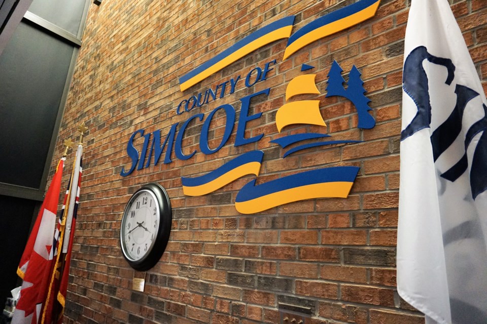 County of Simcoe council chambers. Jessica Owen/BarrieToday           