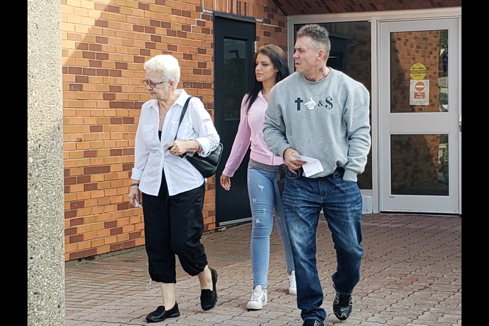 Some of Dana Camber's family members leave court on Tuesday solemn after her killer, James Garthwaite, was sentenced to 10 years in jail minus time served. Jessica Owen/BarrieToday