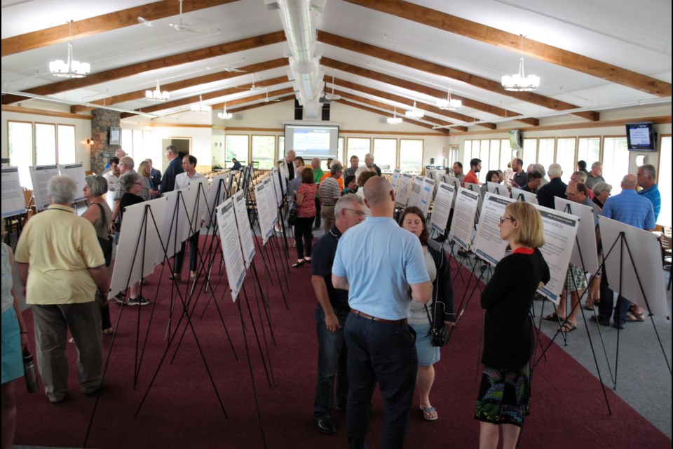 Between 200 to 300 residents attended the open house throughout the evening, presenting the environmental assessment for the Midhurst Secondary Plan. Jessica Owen/ BarrieToday