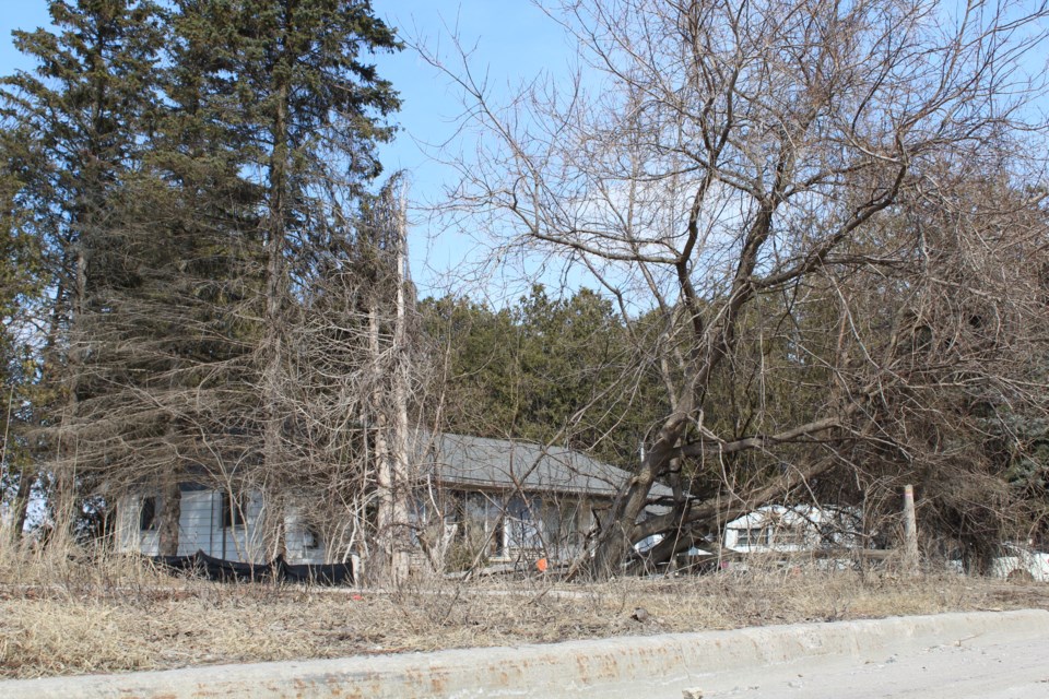 This property at 750 Mapleview Dr. E. is the site of a proposed residential development near Yonge Street. Raymond Bowe/BarrieToday