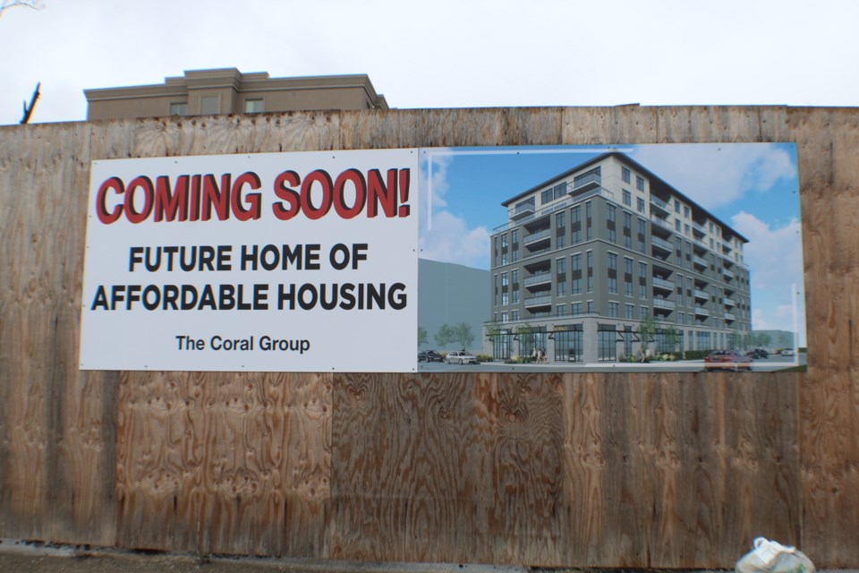 The Coral Group is planning to build affordable housing units at the corner of Bayfield and Sophia streets in Barrie. Raymond Bowe/BarrieToday