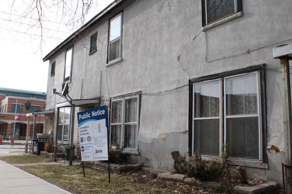 A developer is seeking a zoning amendment for a proposed tower project in the area of Worsley, Owen and McDonald streets in downtown Barrie. Raymond Bowe/BarrieToday