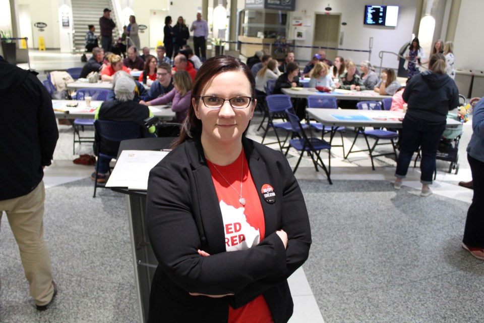 Jen Hare, teachers bargaining unit president for Ontario Secondary School Teachers' Federation District 17 Simcoe, is shown in a file photo. Raymond Bowe/BarrieToday files