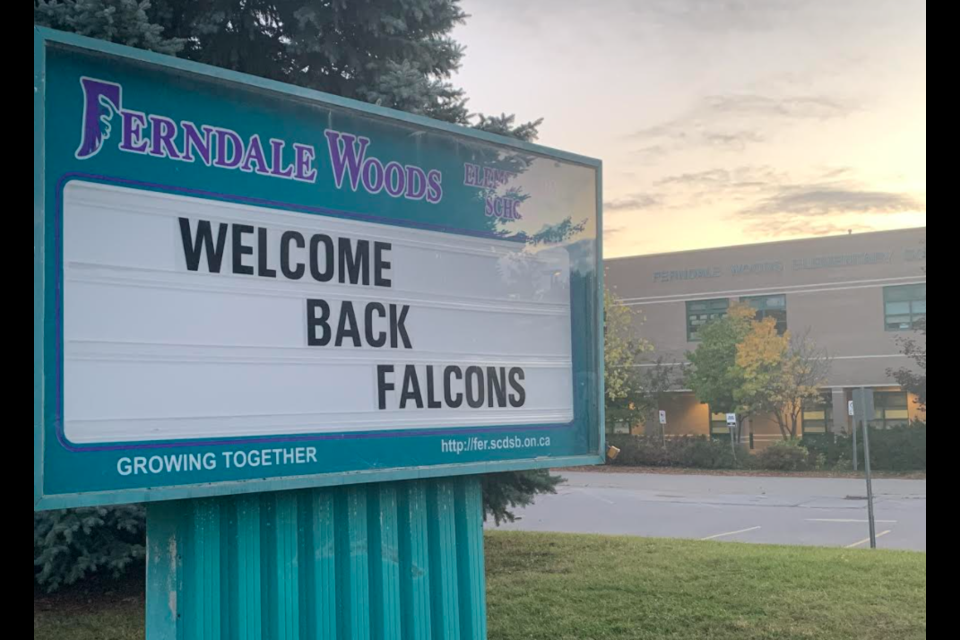 Ferndale Woods Elementary School is located on Ferndale Drive in Barrie's south end, near Ardagh Road. BarrieToday files