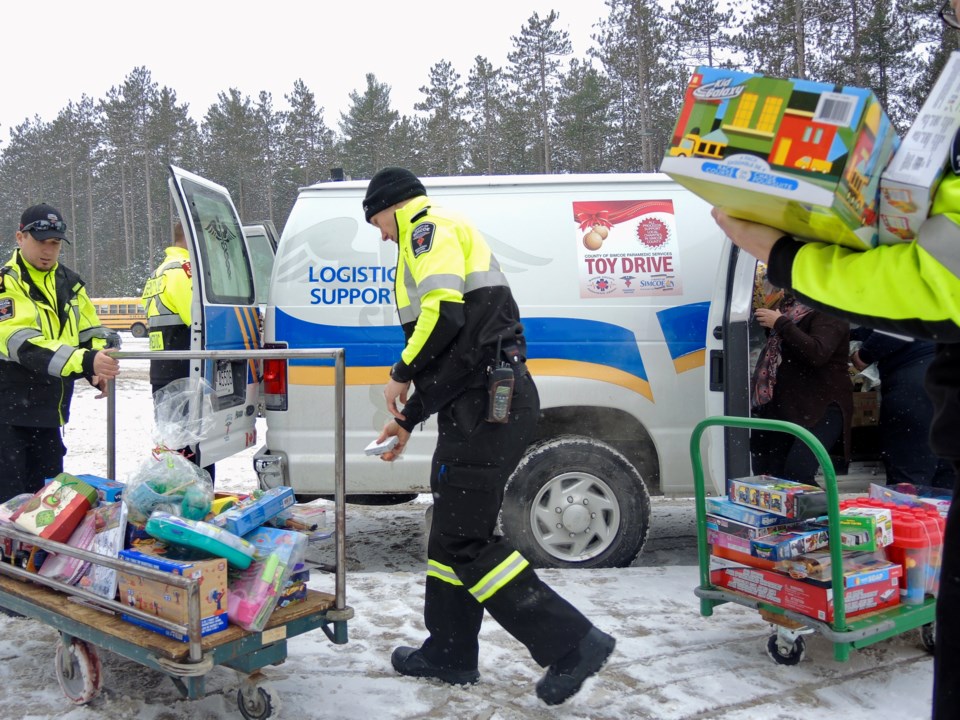 County paramedics launch 20th annual toy drive Barrie News