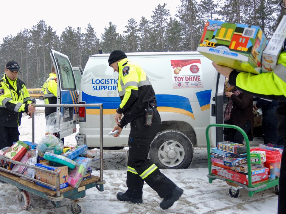 2017-12-15 Paramedics Toy Drive 1