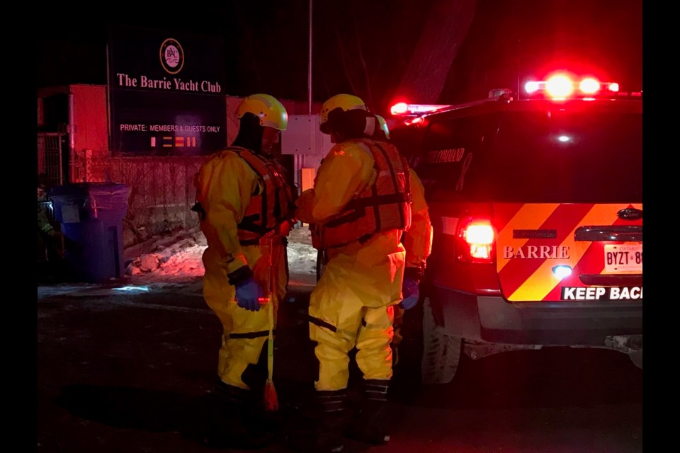 A citizen near Johnson's Beach heard someone calling for help on Friday evening. A 41-year-old man was rescued from the ice  on Kempenfelt Bay and taken to hospital.
Sue Sgambati/BarrieToday