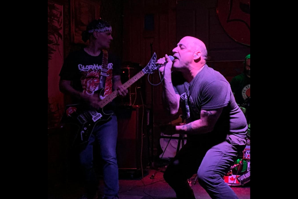 Armed and Hammered performs July 11, 2019, at the Foxx Lounge in downtown Barrie. Raymond Bowe/BarrieToday