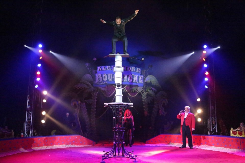 Cirque de Paris will be at the Georgian Mall in Barrie from May 2 to 5.