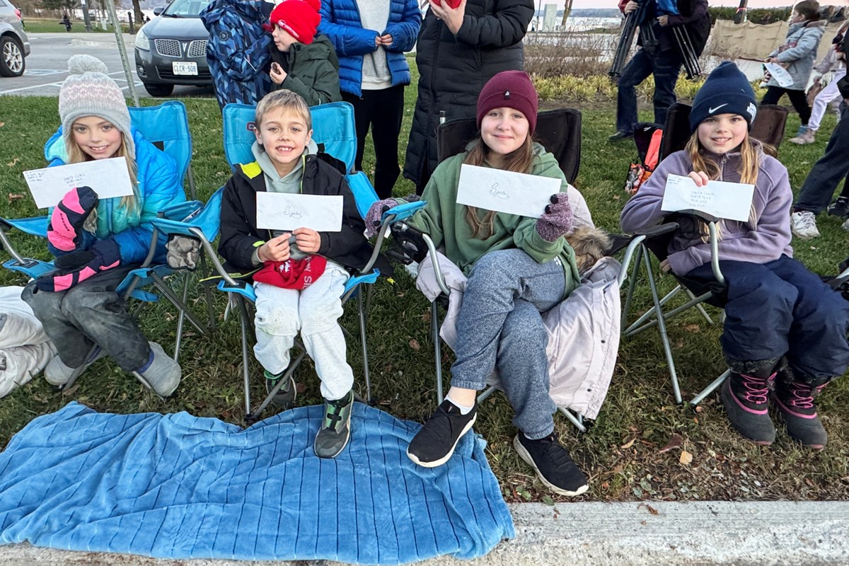 Barrie Santa Claus Parade collects wish list letters from smiling children Barrie News