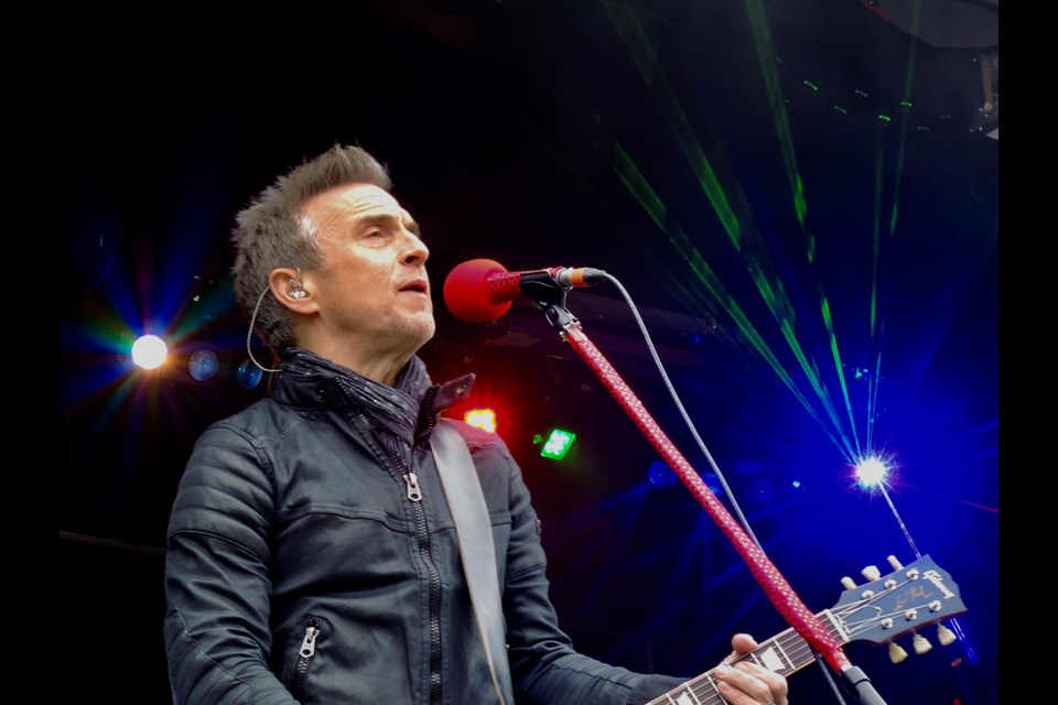 Colin James performs at the 2017 CP Holiday Train stop in Midhurst on Nov. 29, 2017. 
Sue Sgambati/BarrieToday          