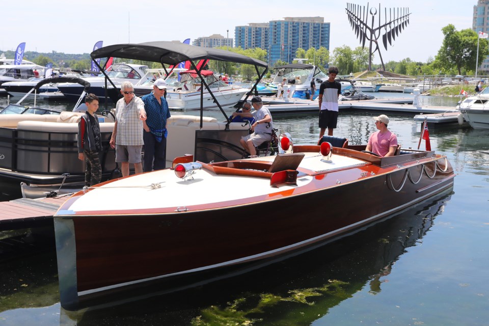 The annual Barrie Boat Show sailed into town and is docked at the downtown waterfront on Saturday, June 16, 2018 and runs through the weekend. Kevin Lamb for BarrieToday. 