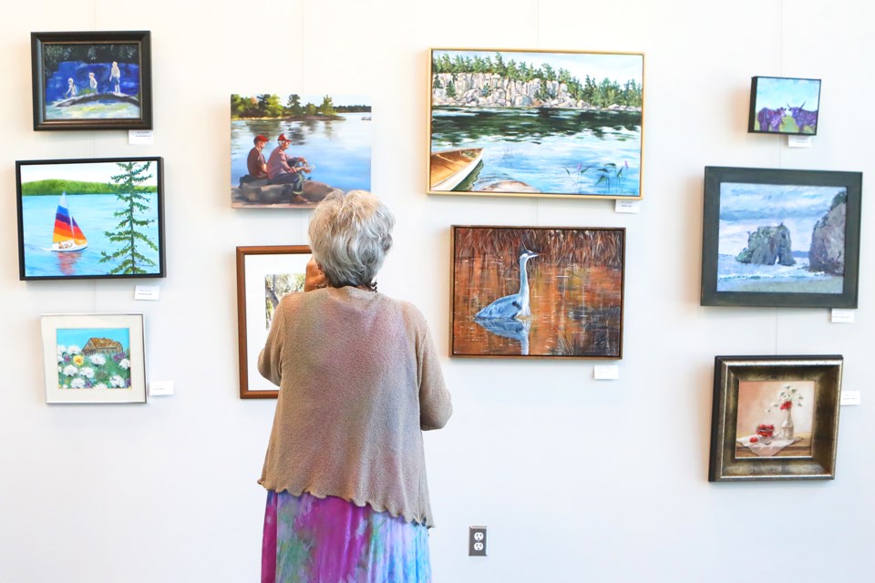 The Barrie Art Club on King Street held an open house on Sunday, July 8, 2018 and showcased the work of their members with the theme of 
