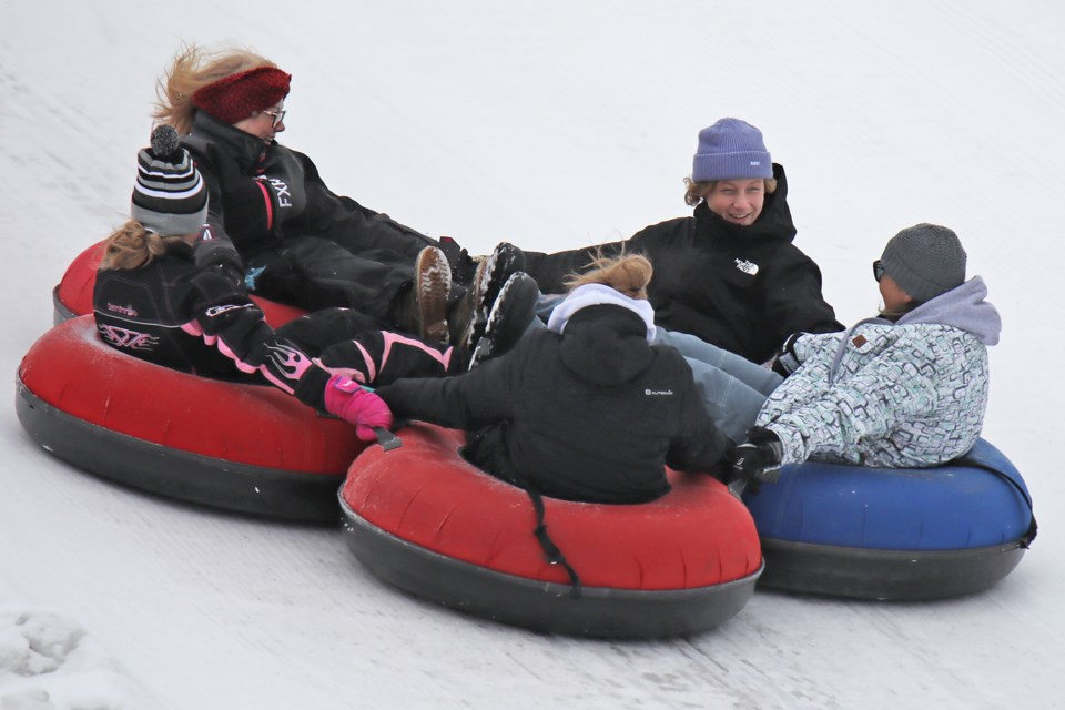 Seasons Centre for Grieving Children hosted its inaugural Hope Around Town snow-tubing event at Horseshoe Resort on Saturday.