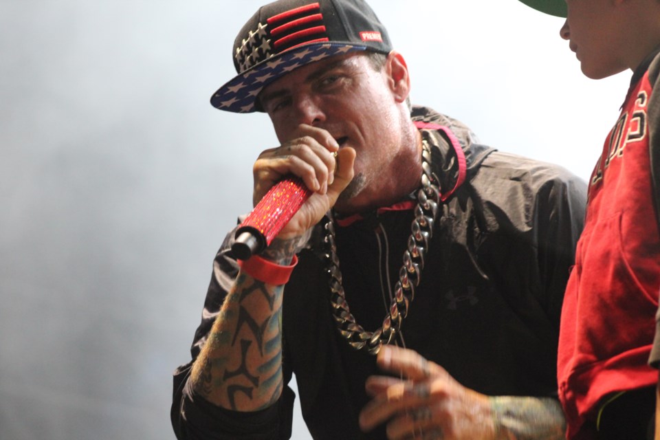 Vanilla Ice headlined the I Love the 90s Tour stop at Burl's Creek Event Grounds in Oro-Medonte Township on Aug. 18, 2018. | Raymond Bowe/BarrieToday