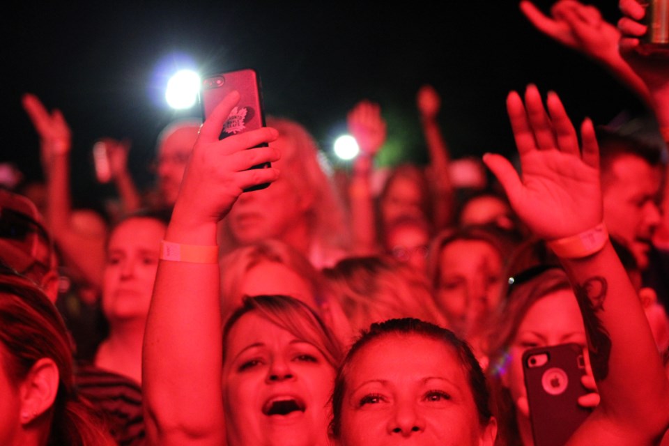 Music fans enjoy a concert at Burl's Creek Event Grounds in Oro-Medonte Township in this file photo from 2018. | Raymond Bowe/BarrieToday