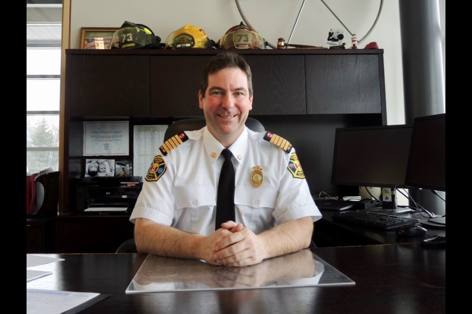 Barrie Fire Chief Cory Mainprize is shown in a file photo. 