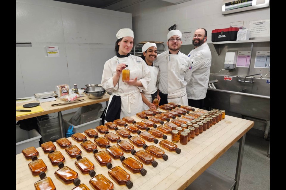 Maple syrup production by Georgian College students.