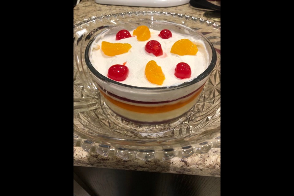Grandma Ruth's English Trifle.