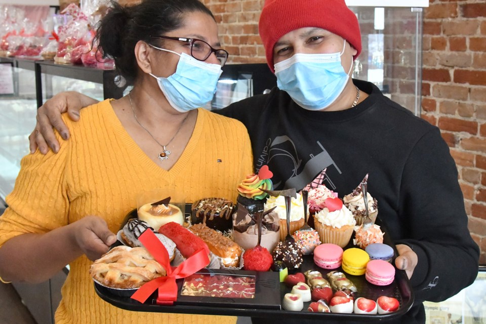 Rohini and Dimu Perera have operated Andro Cakes on Dunlop Street East since December. Ian McInroy for BarrieToday
