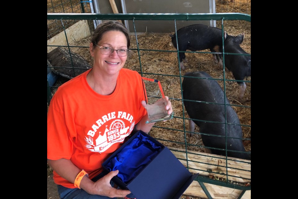 Lisa Peterson of Stone Horse Farm in Innisfil.