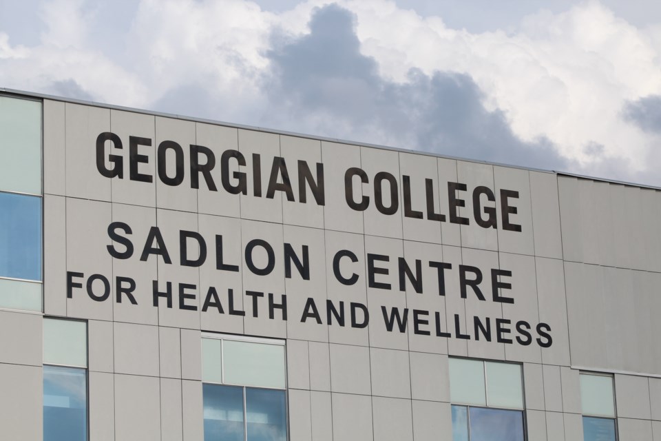 The Sadlon Centre for Health and Wellness at Georgian College's Barrie campus. Raymond Bowe/BarrieToday file photo