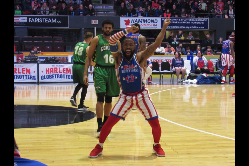 There may have been just as much dancing as there was basketball when the Harlem Globetrotters performed last night at the Barrie Molson Centre. Shawn Gibson/BarrieToday                             