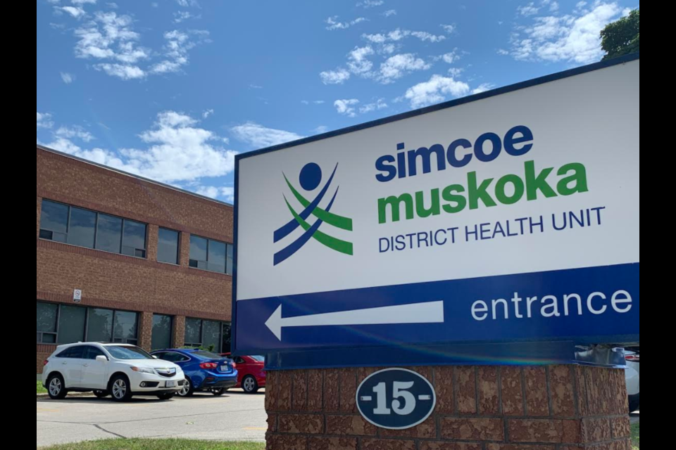 The Simcoe Muskoka District Health Unit offices are located on Sperling Drive in north-end Barrie. Raymond Bowe/BarrieToday