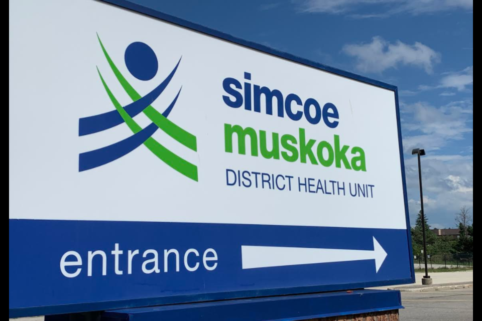 The Simcoe Muskoka District Health Unit offices are located on Sperling Drive in north-end Barrie. Raymond Bowe/BarrieToday