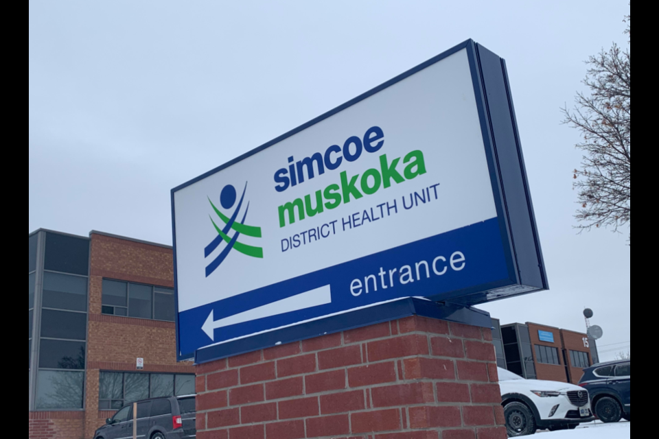 The Simcoe Muskoka District Health Unit offices are located on Sperling Drive in Barrie. 