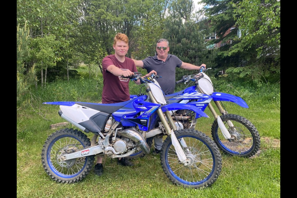 Jason Mahon, 48, will soon be back dirt biking with his son Luke, after receiving lifesaving cardiac care thanks to a new heart attack process called the Simcoe Muskoka Code STEMI Protocol.