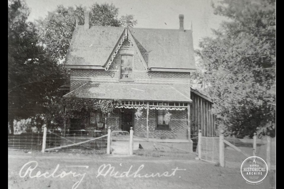 The Manse, located at 62 Finlay Mill Rd., in Midhurst, as it appeared circa 1910. 