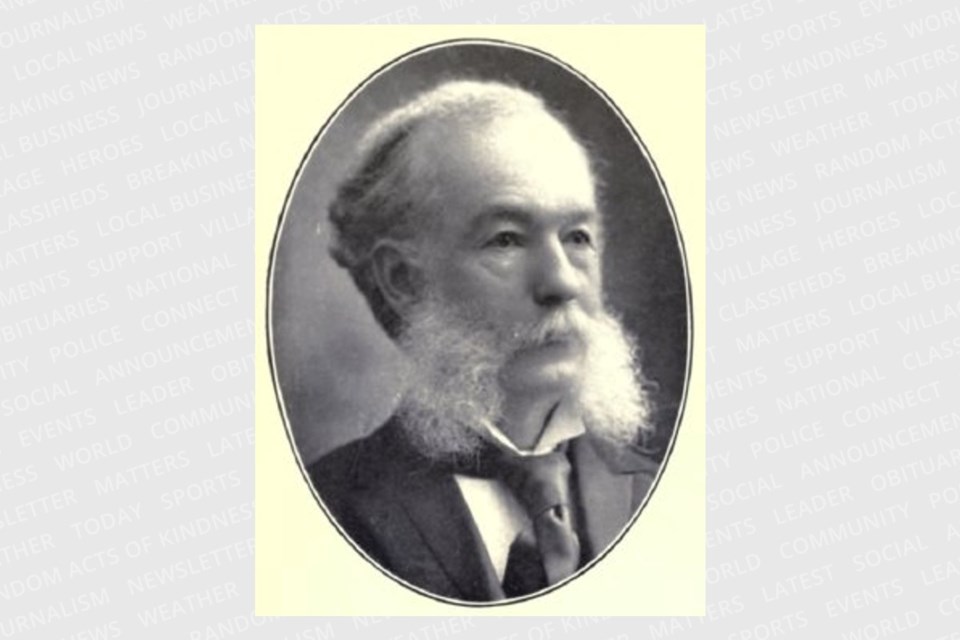 A portrait of William Rees Brock during his time as MP for the riding of Toronto Centre between 1900 and 1904. 
