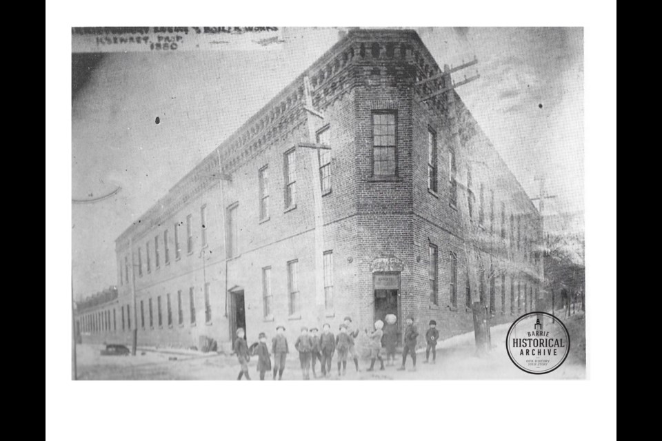 Bayfield and Ross streets in 1880. Photo courtesy of the Barrie Historical Archive