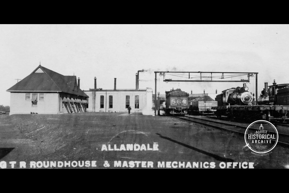 The Master Mechanics office as it looked in 1910. Photo courtesy Barrie Historical Archive