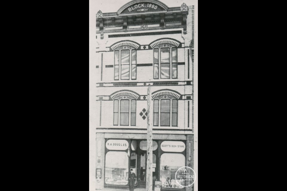 The address at 80 Dunlop St. E., as it appeared in 1896. Photo courtesy of the Barrie Historical Archive