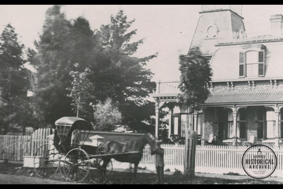 The building at 105 Toronto St., as it looked in 1875. Photo courtesy of the Barrie Historical Archive