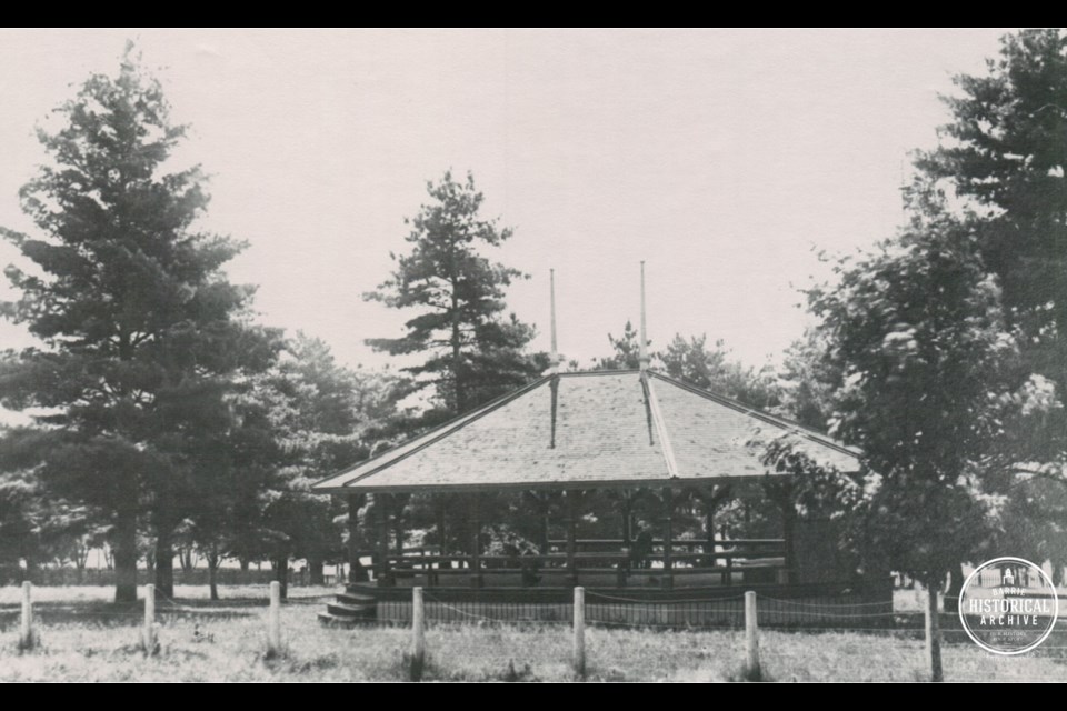 St. Vincent Park in east-end Barrie as it appeared in 1912. Photo courtesy of the Barrie Historical Archive