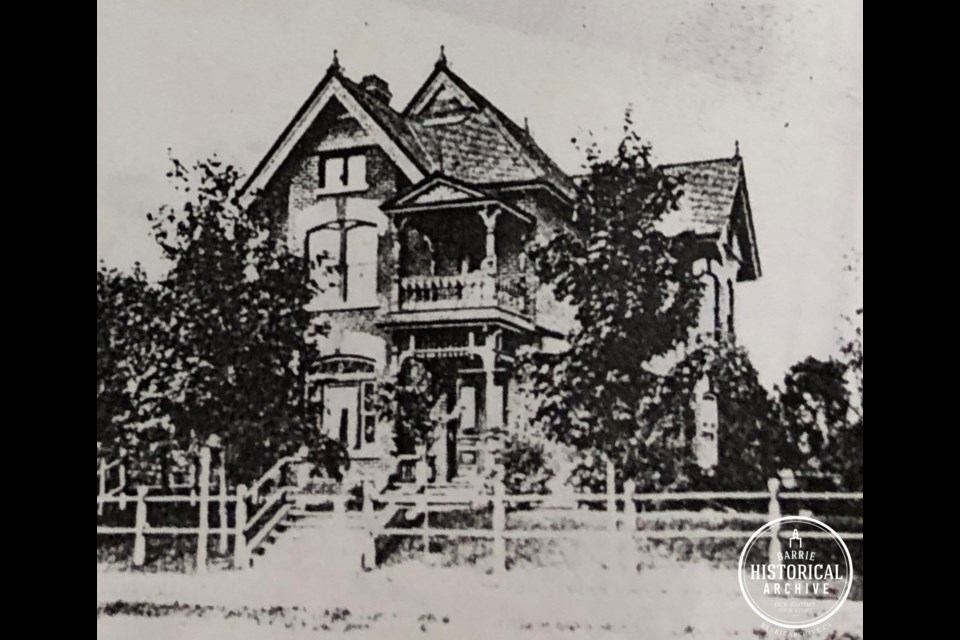 The home at 159 Owen St., as it appeared in 1905. 