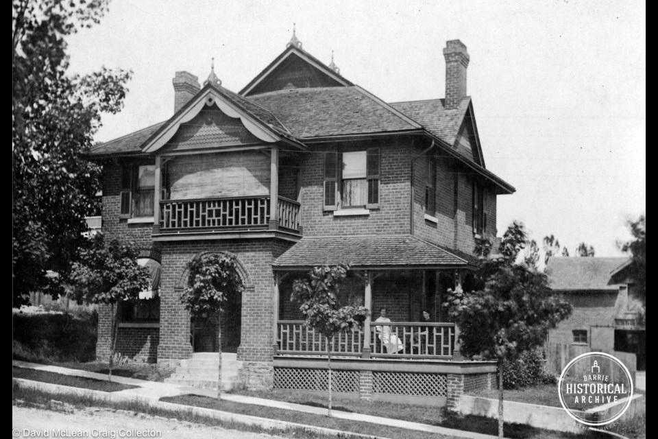 The home at 17 Poyntz St., as it appeared in the 1920s. 